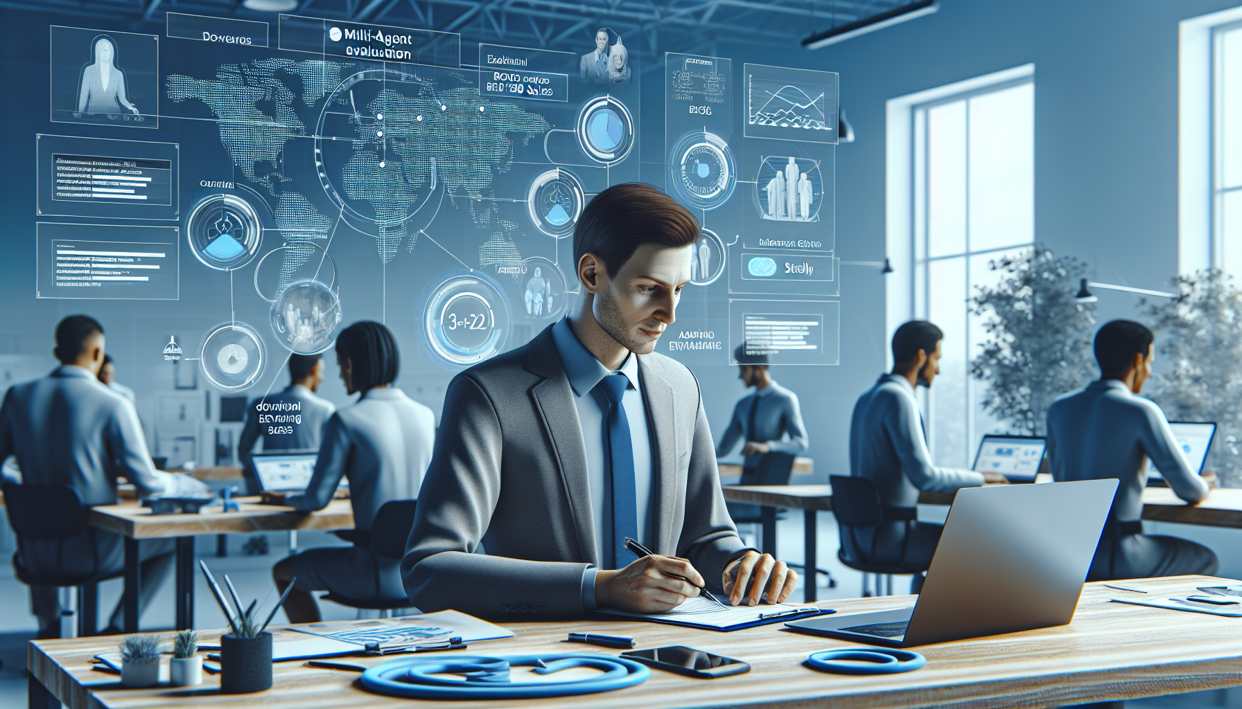 Multi-Agent Evaluation für B2B Sales: Effizienz steigern