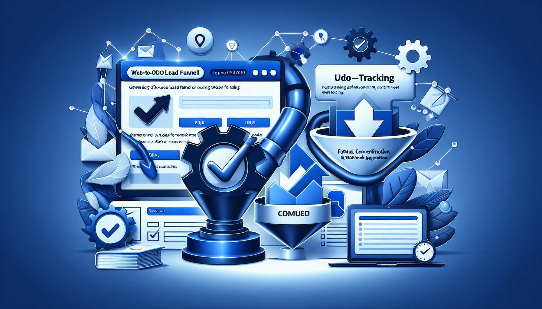 Web-to-Odoo Lead Funnel mit UTM-Tracking