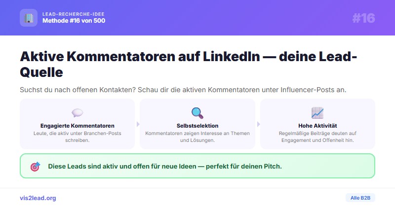 LinkedIn-Kommentare unter Branchen-Influencer-Posts…