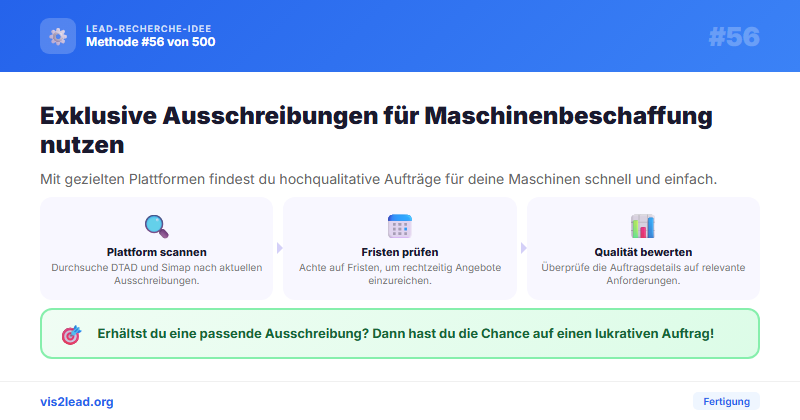 DTAD / Simap: &Ouml;ffentliche Ausschreibungen f&uuml;r Maschinenbau