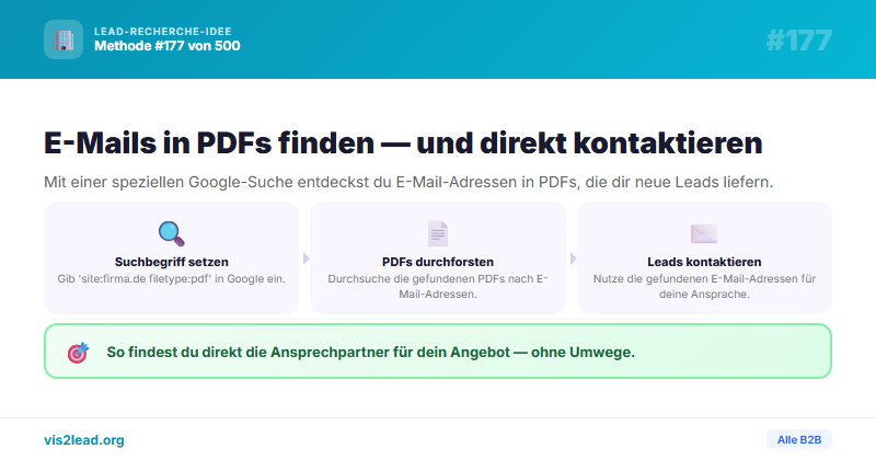 Google “ filetype:pdf“ — So gewinnst du Spitzen-Leads in der B2B