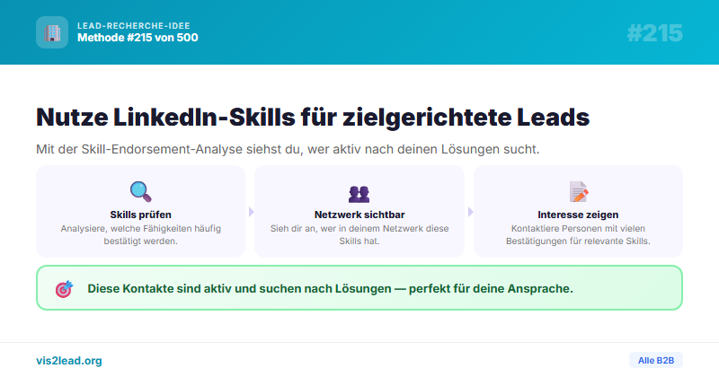 LinkedIn „Approval“ auf Skills: Netzwerk sichtbar — So gewinnst du Spitzen-Leads in der B2B