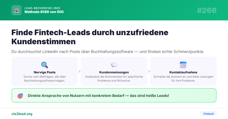LinkedIn „Buchhaltungssoftware nervt“ Posts — So gewinnst du Spitzen-Leads in der Fintech