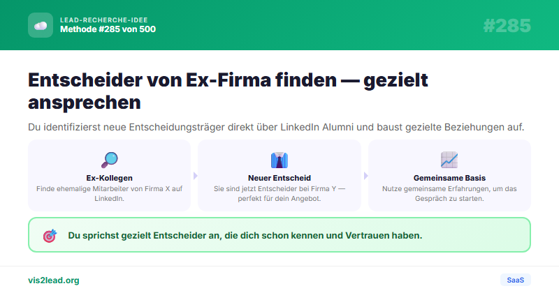 LinkedIn Alumni — So gewinnst du Spitzen-Leads in der SaaS