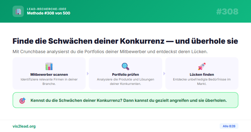 Competitor Portfolio Analysis — So gewinnst du Spitzen-Leads in der B2B