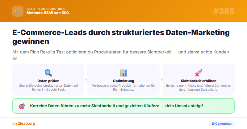 Google Merchant Center Structured Data — So gewinnst du Spitzen-Leads in der E-Commerce