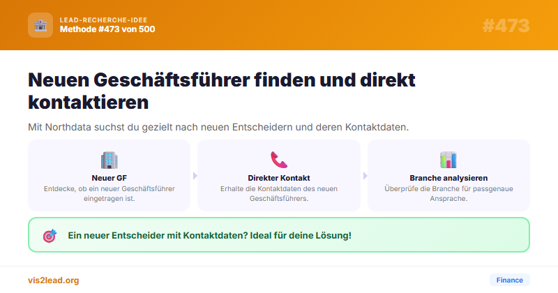 Handelsregistereintrag via Northdata — So gewinnst du Spitzen-Leads in der Finance