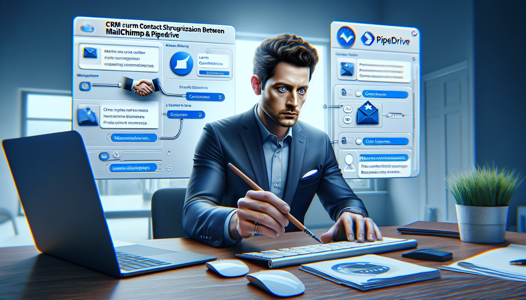 CRM Kontakt Synchronisation mit Mailchimp und Pipedrive