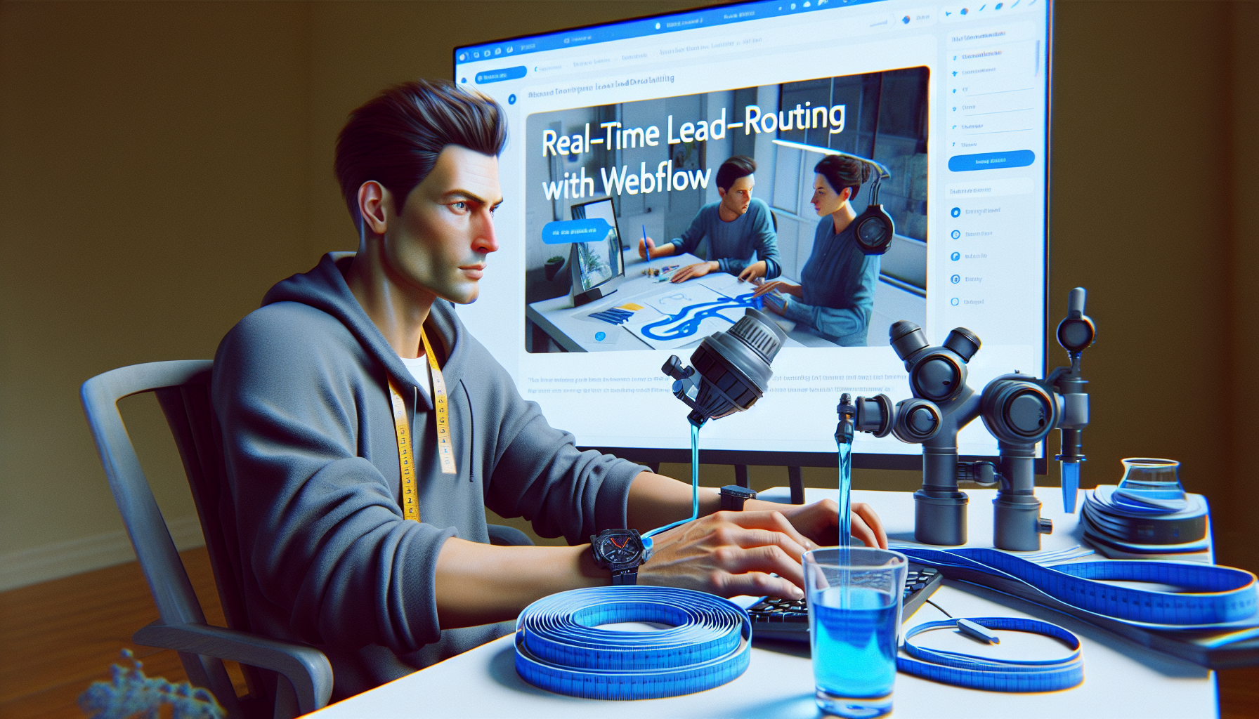 Echtzeit Lead-Routing mit Webflow