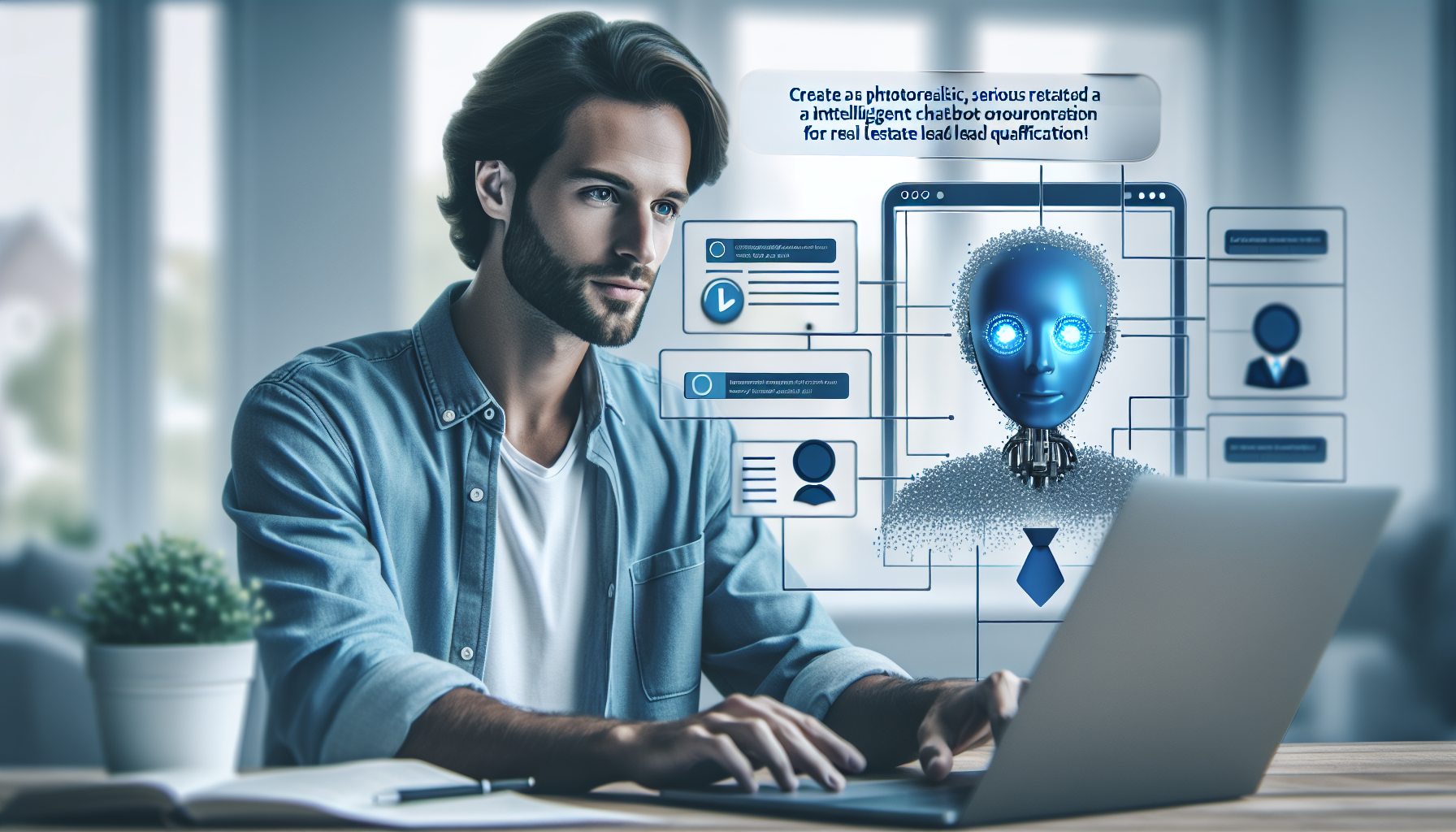 Intelligenter Chatbot zur Qualifizierung von Immobilienleads