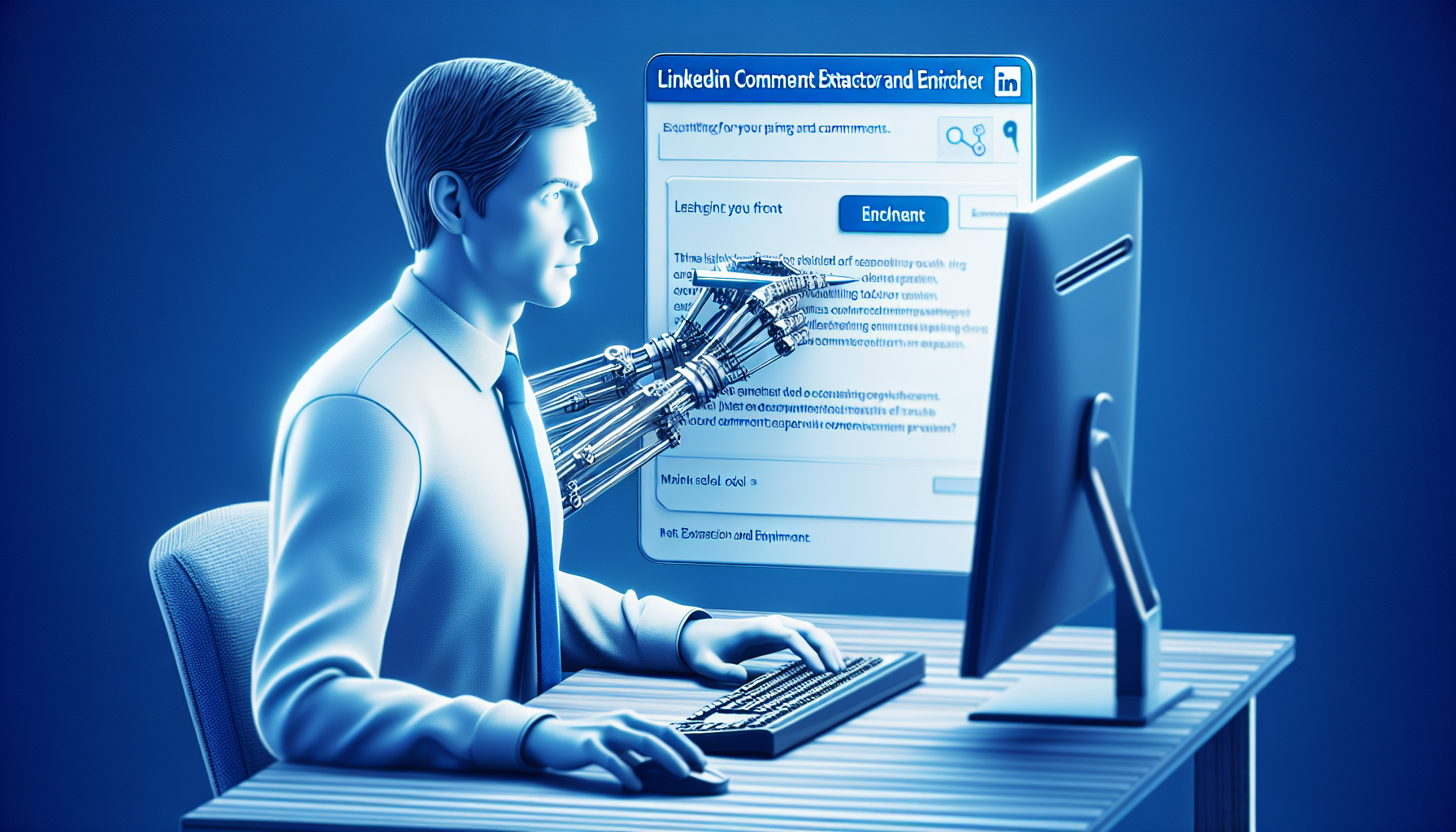 LinkedIn Kommentar-Extraktor und Anreicherer für B2B-Erfolg